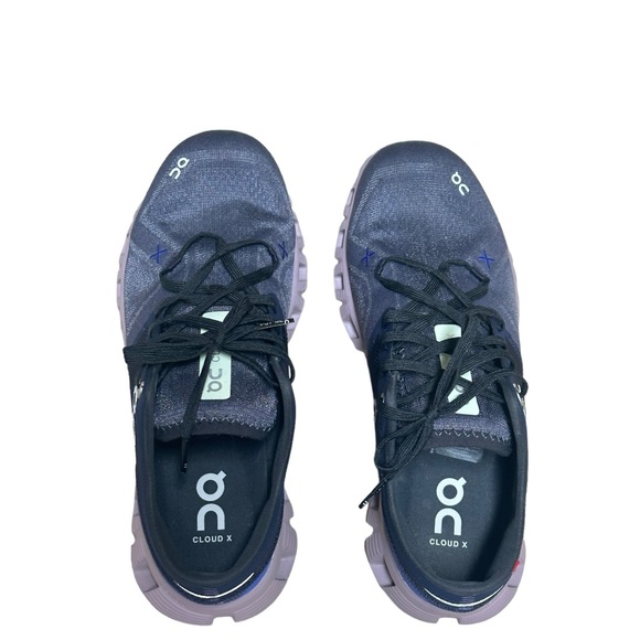 On Cloud Women’s Cloud X 3 Midnight Heron Running Shoes - Picture 9 of 12